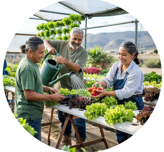 Cultivos hidropónicos ecológicos